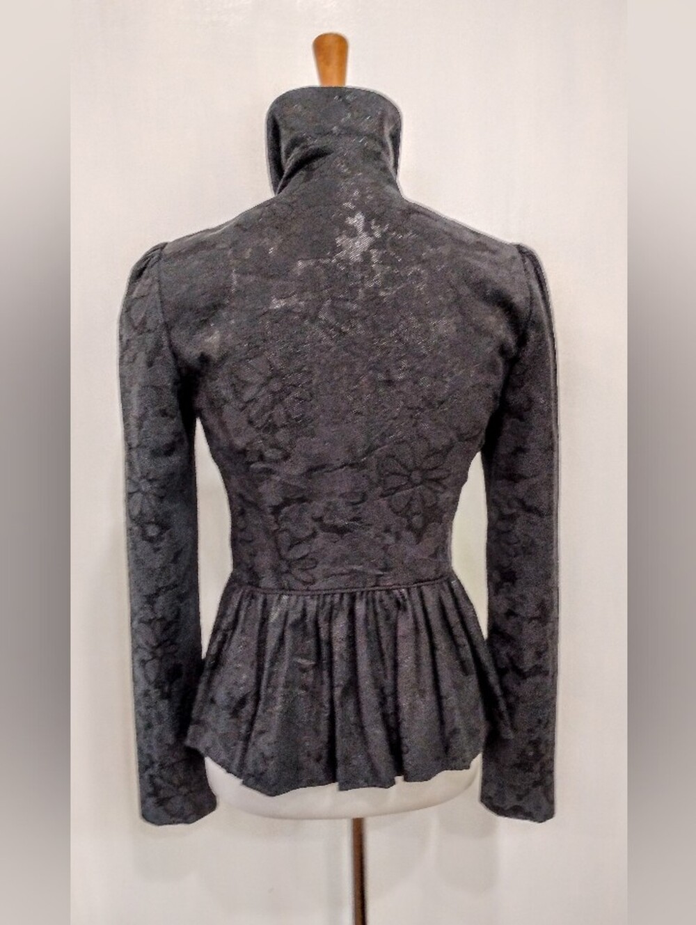 BETSEY JOHNSON BROCADE RETRO DOUBLE BREASTED JACKET - Picture 7 of 11